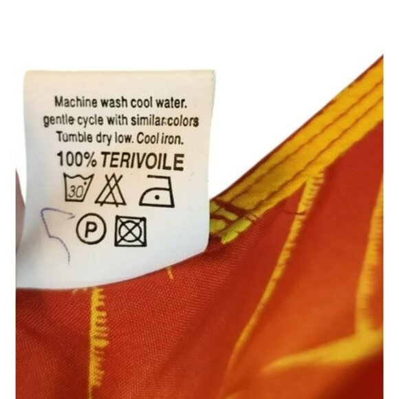 Rima Punjabi Suit M 2pc Cropped Tank + Side-Tie Pants Rainbow Palm Y2K - Picture 3 of 12